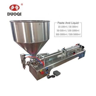 Restaurant industriële vulmachine horizontale pneumatische vloeibare pasta vulmachine