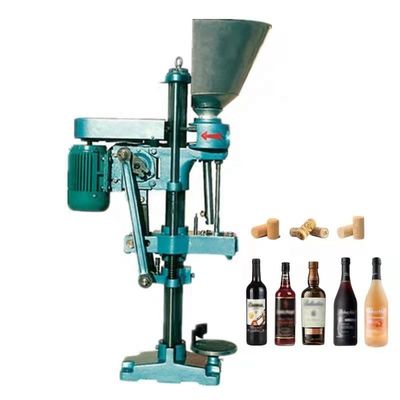 Semi-automatische DUOQI ZRTY-1F glazen fles wijnork ROPP dopmachine voor rode wijn