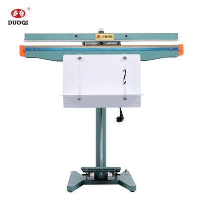 kopen Gemakkelijk te bedienen DUOQI PFS-650*1 Voedselindustrie Aluminium Frame Foot Pedal Sealing Machine online manufacture