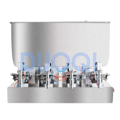 kopen DUOQI G4WTD halfmatische vulmachine voor honingsaft wasmiddel olie 4 hoofd sproeiers 110V online manufacture