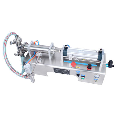 kopen 100 BPH Eénkop Olie Soda Creme Waterflessen Zakken Vloeistofvulmachine voor sap online manufacture
