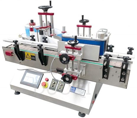 Desktop Ronde flessen etiketteringsmachine Roestvrij semi-automatisch etiketteringsapplicator