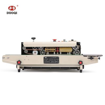 DUOQI FR-770 tafel plastic zakken verzegelmachine met digitaal paneel en 25 m/min snelheid
