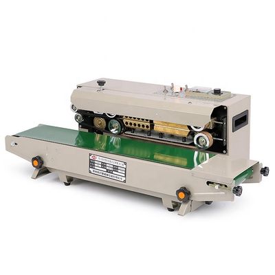 Verpakking van het koffer FR-900 Draagbare horizontale bandverzegelingsmachine met verwarmingswarmverzegeling