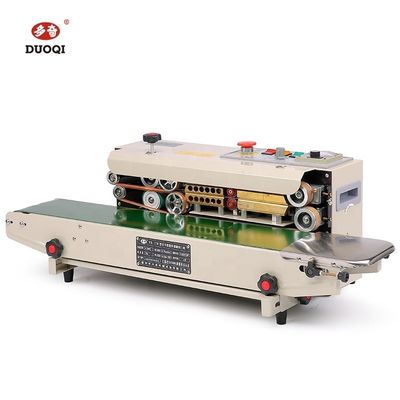 Elektrische continue bandverzegelmachine volledig automatisch DUOQI FR-770