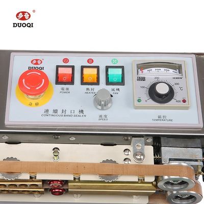 Elektrische continue bandverzegelmachine volledig automatisch DUOQI FR-770