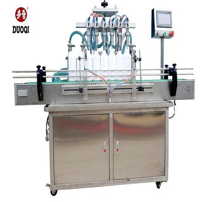 DUOQI YT6T-6G Pneumatische vloeistofvulmachine 6 vulstukken voor melk