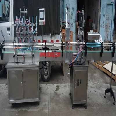 DUOQI YT6T-6G Pneumatische vloeistofvulmachine 6 vulstukken voor melk