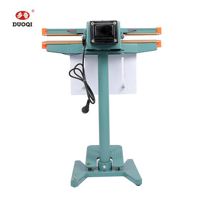 Robuuste PFS-650*2 Double Sealer Voedselindustrie Aluminium Frame Foot Pedal Sealing Machine
