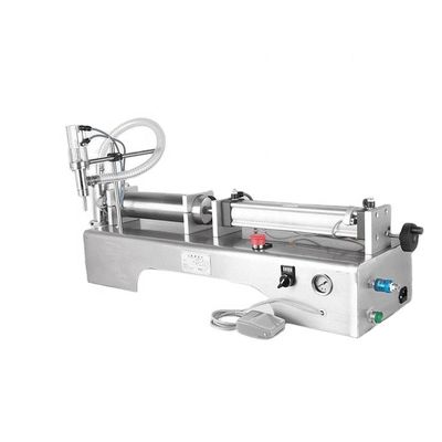 DUOQI Y2WTD Dubbele spuitstuk vloeistofvulmachine voor shampoo en sap bij 0,4 Mpa druk