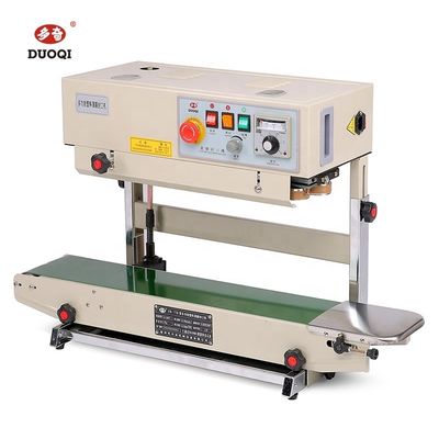 Plastic Packaging SEALING MACHINE DUOQI FR-770LW Verticale stijl Continuous Band Sealer