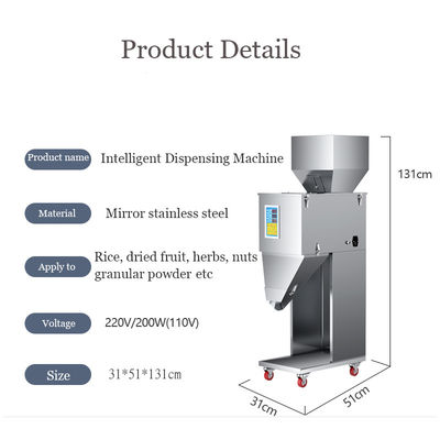 DUOQI XKW-3000 Floor Type Automatische Granula Poeder Graan kwantitatieve bonen koffie vulmachine