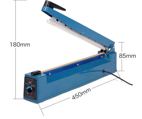 800 mm Impulse Hand Plastic Bag Sealer voor kledingwinkels Gemakkelijk te bedienen en onderhouden