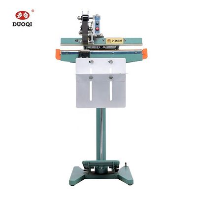 Voedselverpakkingsmachine PFS-350-1000 Aluminium Rack Pedal Sealing Machine met kleurstreepcoder