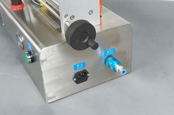 Halfautomatische elektrische dubbelkopmachine voor het vullen van pasta voor sapdranken