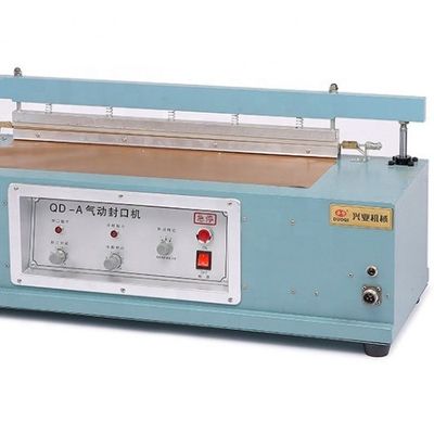 Gemakkelijk te bedienen gas aangedreven pneumatische plastic zakken afdichting machine voor 60cm 80cm zakken