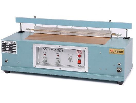 Gemakkelijk te bedienen gas aangedreven pneumatische plastic zakken afdichting machine voor 60cm 80cm zakken