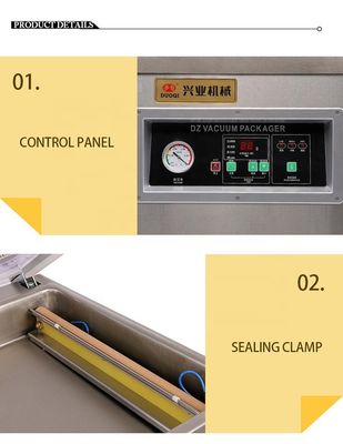 Microcomputer programmabeheer DZ-400 model Vacuum Sealer voor snel 1 stuks/min Verpakking
