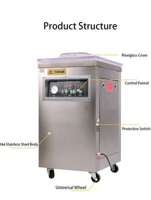 Microcomputer programmabeheer DZ-400 model Vacuum Sealer voor snel 1 stuks/min Verpakking