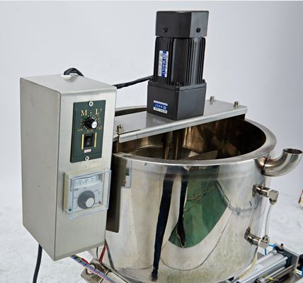Medische 40 L DUOQI G1WTD HM Dikke pasta en vloeistof Duurzame mixer met verwarming hopper aanpassen vulmachine