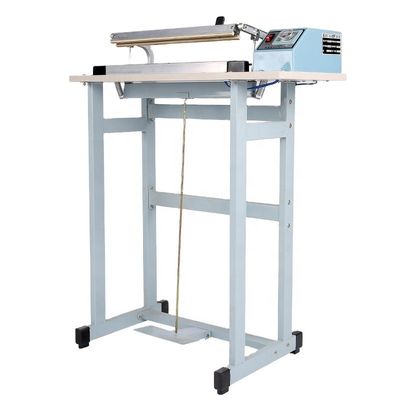 71000 mm DUOQI SFTD-600 CE Iron Foot Pedal Enseal Sealer Bag Sealer met Knife Heat Sealer Semi-Automatic Sealing Machine