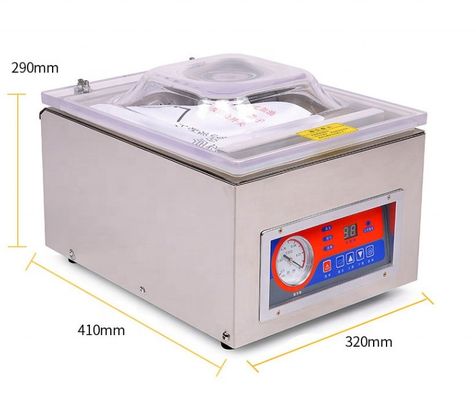 SS 85750 mm vacuümverpakkingsmachine voor vlees met rubberen voering en breed toepassingsbereik
