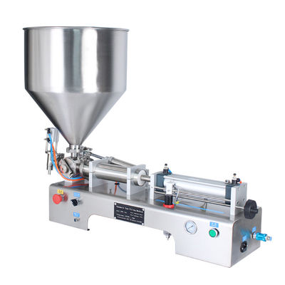 Verpakkingssoort Stand-up pouch 110V semi-automatische kleine zuigerpasta vulmachine