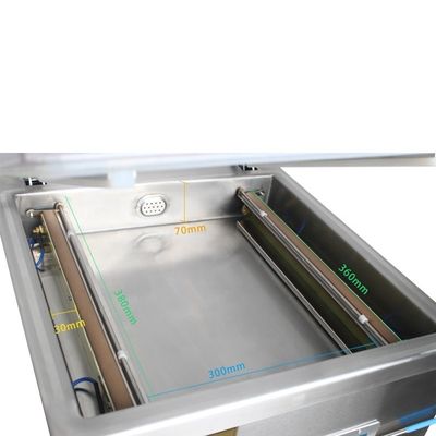 Elektrisch aangedreven DUOQI DZ-360 Vacuümverzegel voor stikstofverpakkingen van stand- en tafeltype