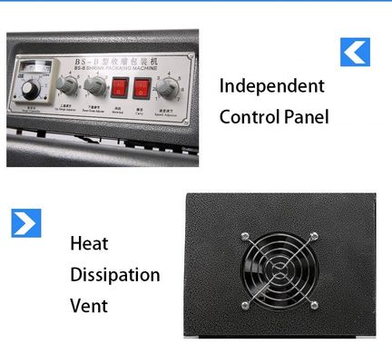 DUOQI BS-B450*250 Flessen Karton Warmte Krimp Tunnel Film PET Verpakkingsmachine