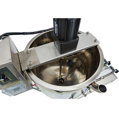 DUOQI G1WTD HM Industriële vulmachine voor dikke pasta met verwarmingshopper