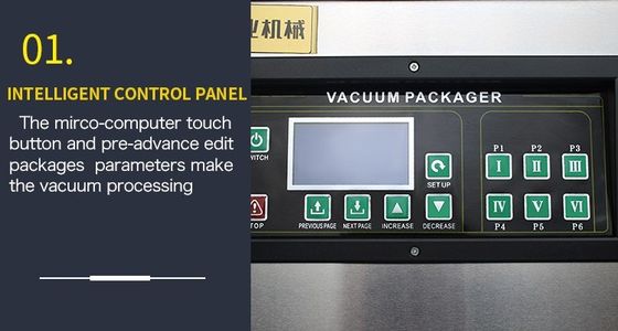 Kleine automatische vacuümvoeding Hardware Huidverpakking Plastic zakken Machine 580420570 mm