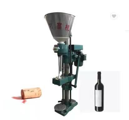 Semi-automatische DUOQI ZRTY-1F glazen fles wijnork ROPP dopmachine voor rode wijn