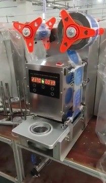 400C warmtepers Plastic waterfles Automatisch bureau vuldoer deksel afdichting drukmachine
