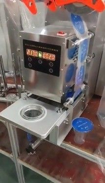 400C warmtepers Plastic waterfles Automatisch bureau vuldoer deksel afdichting drukmachine