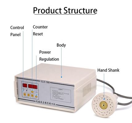 DUOQI GLF-500 Draagbare Plastic Aluminium Foil Sealer Magnetische Inductie Fles Cup Sealing Machine