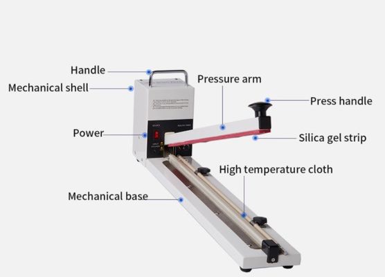 Semi-automatische inductieverzegeling voor 110V stroomvoorziening en draagbare zakken door DUOQI