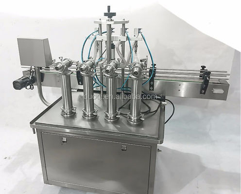 500 BPH Full Automatic Wine Whisky Water Juice Handsanitizer Vloeibare Plastic Glasfles Filling Machine