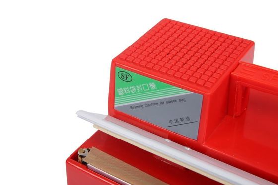 SF-270 Rood Kleur Draagbaar Handmatig Plastic Hand Press Sealer 27cm Plastic Body Draagbaar