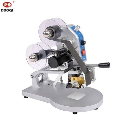 DUOQI DY-8 Handimpulse Direct Heat Form Ribbon Coding Machine met 2 lijndruk