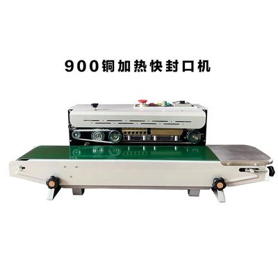 Continuous Band Sealer Machine FR-900 voor chemisch thermisch afdichten van plastic filmzakken