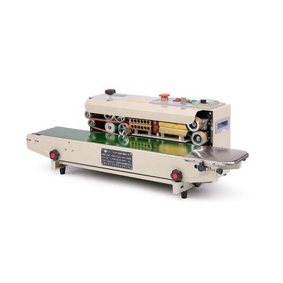 220 V/Hz DUOQI FR-770 Geverfde aluminiumfolie Plastic bags Pouch Continuous Sealing Machine voor digitaal paneel