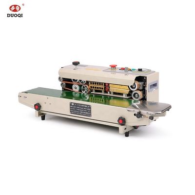 220 V/Hz DUOQI FR-770 Geverfde aluminiumfolie Plastic bags Pouch Continuous Sealing Machine voor digitaal paneel
