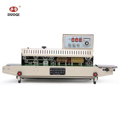 FR-980 Ink Coder Printer Verticale Continuous Plastic Bag Heat Band Sealer Packaging Sealing Machine