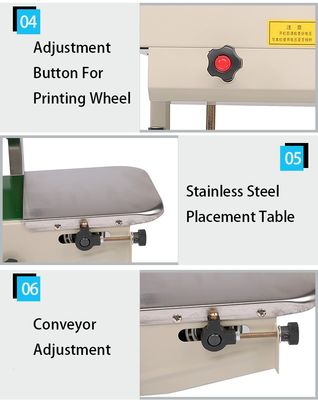 Plastic Packaging SEALING MACHINE DUOQI FR-770LW Verticale stijl Continuous Band Sealer