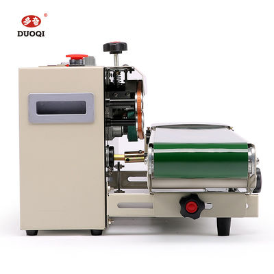 DUOQI FR-770 tafel plastic zakken verzegelmachine met digitaal paneel en 25 m/min snelheid