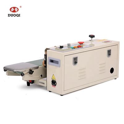 DUOQI FR-770 tafel plastic zakken verzegelmachine met digitaal paneel en 25 m/min snelheid